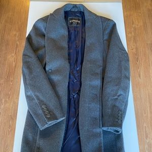 Dark Grey Express Peacoat